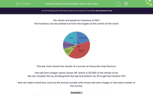 'Work Out Information from a Pie Chart' worksheet