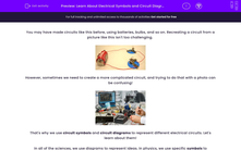 'Learn About Electrical Symbols and Circuit Diagrams' worksheet