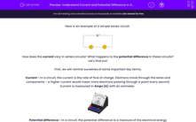 'Understand Current and Potential Difference in Series Circuits' worksheet
