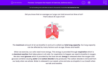 'Compare the Impact of Exercise, Asthma and Smoking on the Gas Exchange System' worksheet