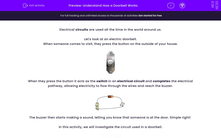 'Understand How a Doorbell Works' worksheet