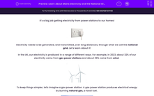 'Learn About Mains Electricity and the National Grid' worksheet